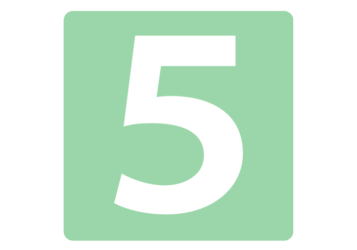 数字ロゴ「5」