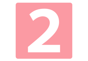 数字ロゴ「2」