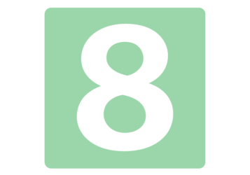 数字ロゴ「8」