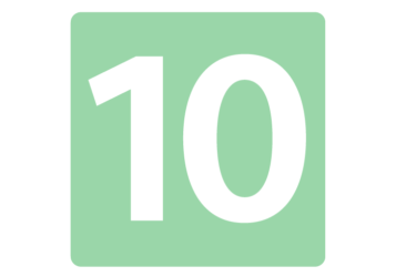 数字ロゴ「10」