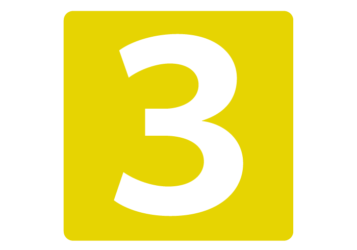 数字ロゴ「3」