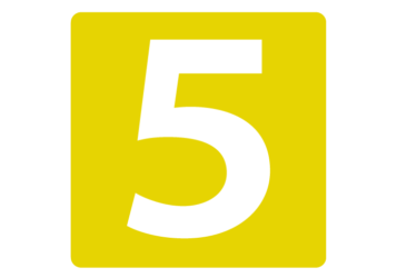 数字ロゴ「5」
