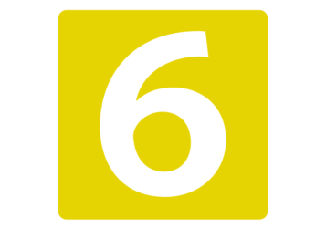 数字ロゴ「6」