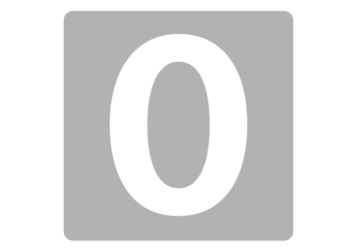 数字ロゴ「0」