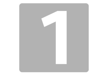 数字ロゴ「1」