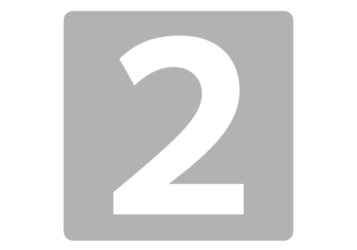 数字ロゴ「2」