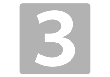 数字ロゴ「3」