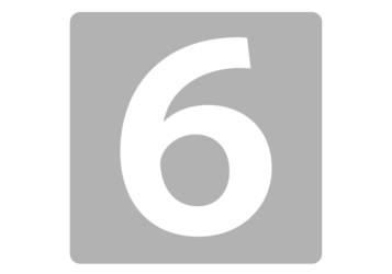 数字ロゴ「6」