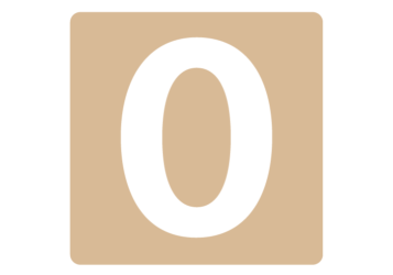 数字ロゴ「0」