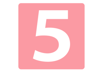 数字ロゴ「5」