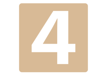 数字ロゴ「4」