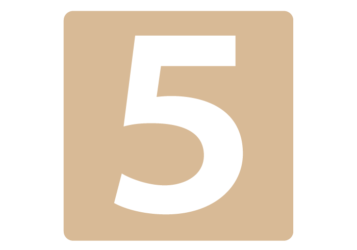 数字ロゴ「5」
