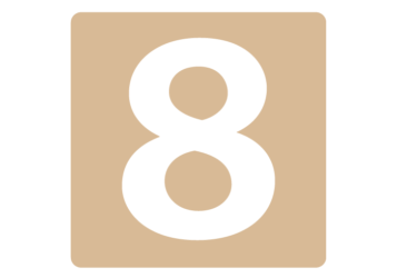 数字ロゴ「8」