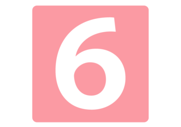 数字ロゴ「6」