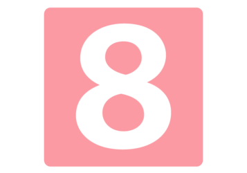 数字ロゴ「8」