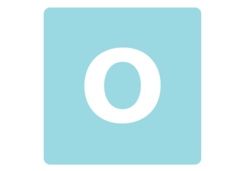 ロゴアルファベット「o」