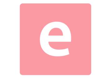 ロゴアルファベット「e」