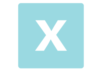 ロゴアルファベット「x」