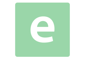 ロゴアルファベット「e」