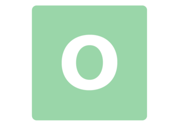 ロゴアルファベット「o」