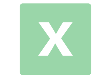 ロゴアルファベット「x」