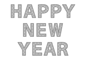 年賀状文字（HAPPY NEW YEAR）