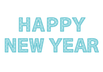 年賀状文字（HAPPY NEW YEAR）