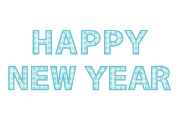 年賀状文字（HAPPY NEW YEAR）