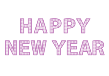 年賀状文字（HAPPY NEW YEAR）