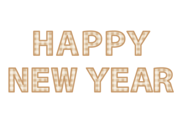 年賀状文字（HAPPY NEW YEAR）