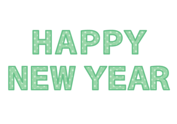 年賀状文字（HAPPY NEW YEAR）