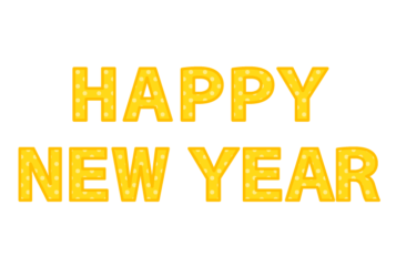 年賀状文字（HAPPY NEW YEAR）