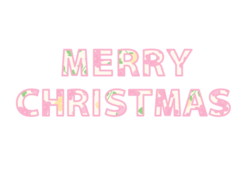 クリスマス「Merry Chritstmas」の飾り文字
