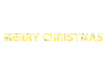 クリスマス「Merry Chritstmas」の飾り文字