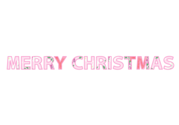 クリスマス「Merry Chritstmas」の飾り文字