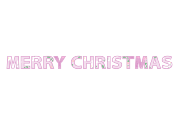 クリスマス「Merry Chritstmas」の飾り文字