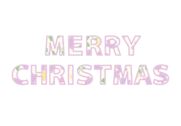 クリスマス「Merry Chritstmas」の飾り文字