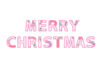 クリスマス「Merry Chritstmas」の飾り文字
