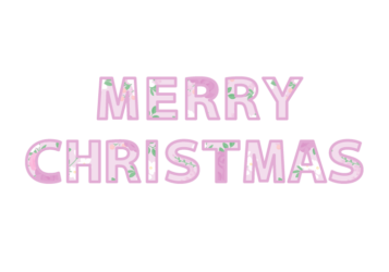 クリスマス「Merry Chritstmas」の飾り文字