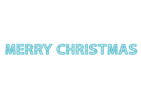 クリスマス「Merry Chritstmas」の飾り文字