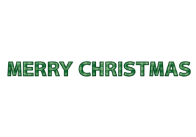 クリスマス「Merry Chritstmas」の飾り文字