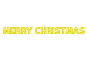 クリスマス「Merry Chritstmas」の飾り文字