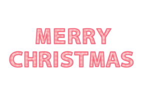 クリスマス「Merry Chritstmas」の飾り文字