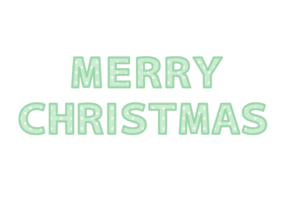 クリスマス「Merry Chritstmas」の飾り文字