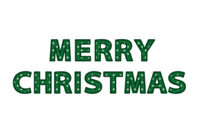 クリスマス「Merry Chritstmas」の飾り文字