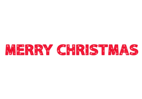 クリスマス「Merry Chritstmas」の飾り文字