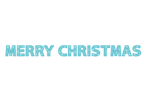 クリスマス「Merry Chritstmas」の飾り文字