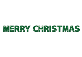 クリスマス「Merry Chritstmas」の飾り文字