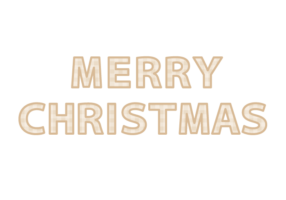 クリスマス「Merry Chritstmas」の飾り文字