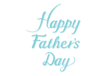 父の日「Happy father's day」のカリグラフィー文字